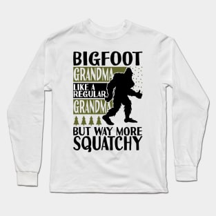 Bigfoot Grandma Long Sleeve T-Shirt